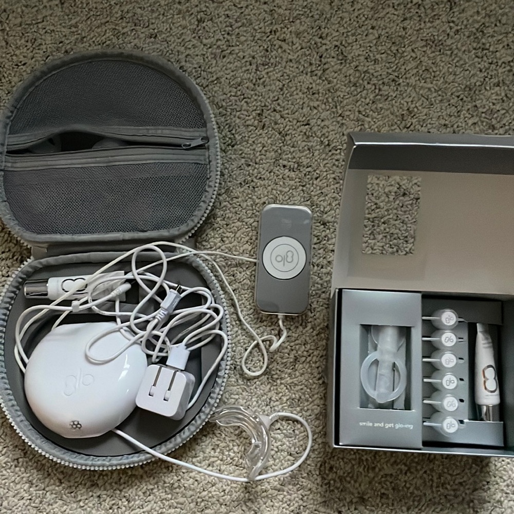 GLO WHITENING SYSTEM USED 2 times BUT STERILIZED: GEL IS EXPIRED IN 2019